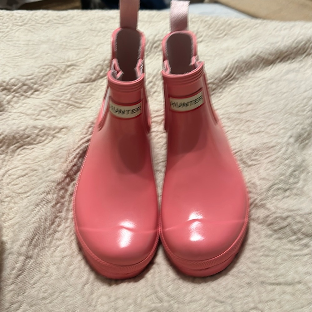 Rain boots. Worn once.